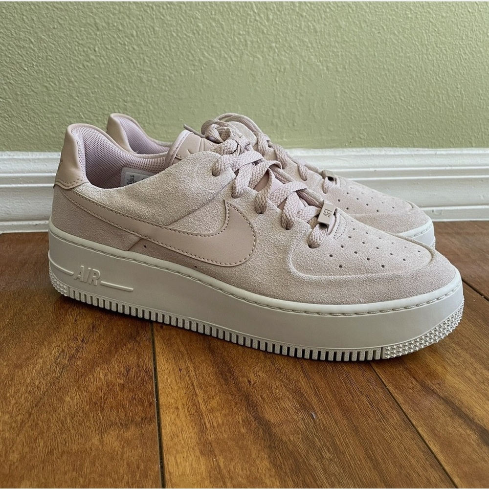 Air Force 1 platform light pink 71/2 no box